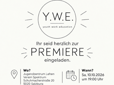 Youth. Work. Edu­ca­tion! — Film­pre­miere am 10. Okto­ber