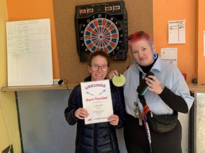 Dart­pro­fis zu Gast im JUZ Lehen!
